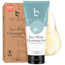 Beauty by Earth Clean Face Wash - Fabricado nos EUA com Ingredientes Orgânicos e Naturais, Limpador Facial Não Tóxico A6