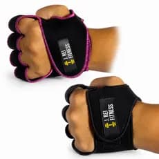Par de Luva Para Academia Meio Dedo Feminina e Masculina Luvas Para Levantamento de Peso Musculação Antiderrapante