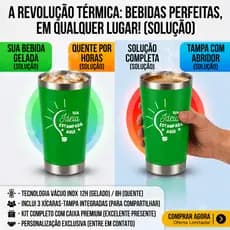 Copo Térmico 473ml Inox Parede Dupla Com Tampa Abridor Verde