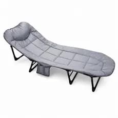 Cama Dobrável Portátil Espreguiçadeira Regulável Descanso
