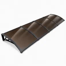 Toldo Policarbonato Modular Wing 400x60cm Portas E Janelas