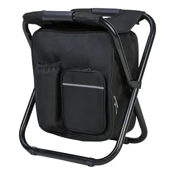 Cadeira Mochila Térmica Dobrável 2 em 1 para Pesca Camping