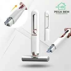 Mini Rodo Esfregão Absorvente Portátil Limpa Vidros Pia Janela