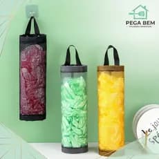 Puxa Saco Organizador de Sacolas para Cozinha Cores Sortidas