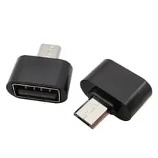 Adaptador Conector Micro USB Para USB OTG Conversor Macho V8 Para Fêmea USB