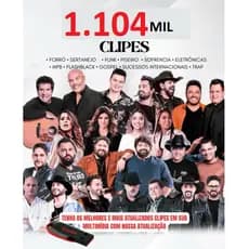 Pen drive atualizado 2026 | são 1.104 Clipes MP4 | 8GB | As Mais Tocadas | Som Automotivo