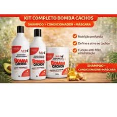 Kit definição de cachos - 1 shampoo + 1 Condicionador + 1 Mascara ativadora de cachos