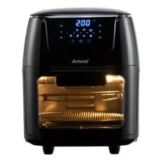 Fritadeira Sem Óleo Amvox Air Fryer Oven ARF 1222 12L 220v Visor Assadeiras Removíveis
