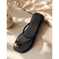Sandália Feminina Moderna Flat Super Confortável para Trabalho e Passeio