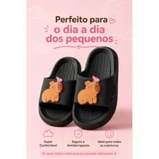 Slide Chinelo Nuvem Infantil Menina Super Leve Macio Confortável Antiderrapante Slide