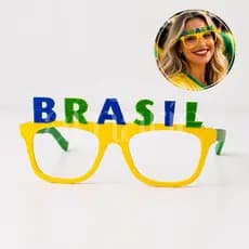 Kit 2 | 4 | 6 Óculos Copa do Mundo Brasil Festa Jogos Temático Unisex Carnaval