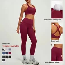 Roupa De Ioga Justa , À Prova De Choque , Levantamento De Quadril , Pilates , Corrida E Conjunto Esportivo De fitness Pa