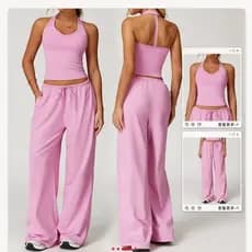 Conjunto De Treino Feminino Para As Costas, Justo, Secagem Rápida, Casual, Pilates E Ioga, Roupa De Duas P
