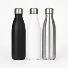 Garrafa Térmica Aço Inox 500ml Parede Dupla Vácuo Frio e Quente 5h Academia Escritório Passeio