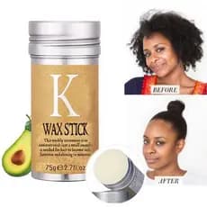 Bastão De Cera Capilar Pomada Modeladora IKTY 75G Modela Hidrata Controla Frizz Pontas Duplas