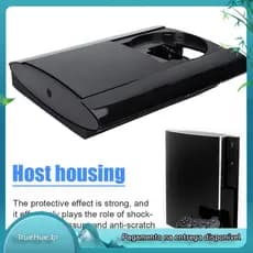 Capa Completa Para Console De Jogos , Nova Preta Com Parafusos , Caixa De Substituição PS3 Super Slim 4K 4000