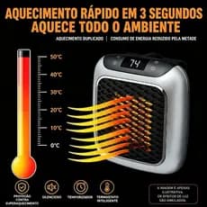 Mini Aquecedor De Parede Portátil Para Casa Sala De Estar E Quarto 220V