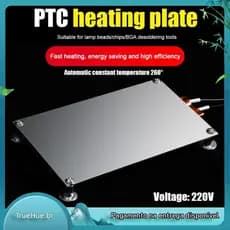 400W PTC Placa De Aquecimento Chip Bola De Solda Divisão Alumínio LED Removedor Estação Soldagem Ferramenta Demolição