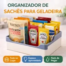 Organizador de Sachês para Geladeira Porta Sachê Pet Organizador Compacto Multiuso