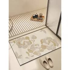 Tapetes de banheiro absorventes para pés de banheiro, secagem rápida, lama de diatomáceas, porta de entrada, tapetes mac