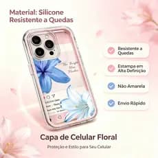 Capinha Silicone Case Para iPhone 17 16 15 14 13 12 11 XR Pro Max Plus Transparente Acrílico