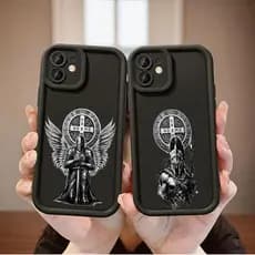Capinha De Celular Para iPhone 17 16 15 14 13 12 11 XR Pro Max Plus Normal Fosco Silicone Anti