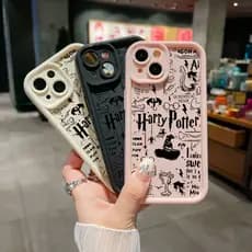 Harry Potter Capinha Capa Samsung A55 A54 A35 A34 A15 A14 S24 S23 FE Ultra Plus A05 M34 Silicone Anti-impacto