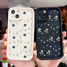 Capinha Capa Flor para Samsung A55 A54 A35 A34 A15 A14 S24 S23 FE Ultra Plus A05 M34 Silicone Anti-impacto