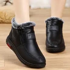 Botas de Inverno Femininas Impermeáveis, Calçados Casuais Antiderrapantes, Botas de Moda Feminina 2024 GH688 3841