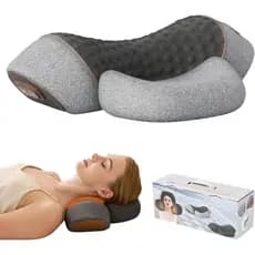 2026 Theratex Massageador 3 em 1, Massageador de Ombros com Três Métodos e Aquecimento, Massagem e Tração, Almofada Tera