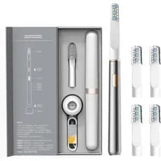 Escova de Dentes Elétrica Miroshine, Escova de Dentes Miroshine com 2/4 Cabeças de Substituição, 32000 Vibrações, 3 Modo