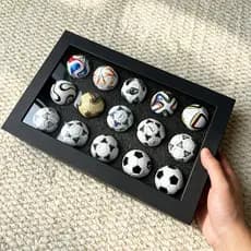 2026 coleção da copa do mundo conjunto de caixa de presente de futebol Popular Mini modelo de futebol conjunto lembrança