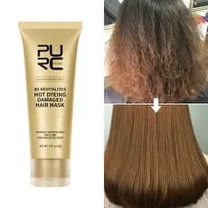 Condicionador de cabelo suavizante de proteína, reparação de corte de cabelo, cabelos secos, torna o cabelo macio, conté