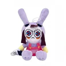 Número mágico circo mercadoria fã boneca de pelúcia coelho roxo antropomórfico bonito sentado boneca coleção ornamentos