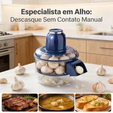 Descascador Elétrico Frutas Legumes Aço Inox USB Recarregável Bivolt