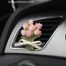 Acessórios de carro com estilo moderno para meninas, aromatizador de ar para carro, clipe para ar condicionado de carro,
