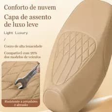 Capa de Assento Moto/Scooter Impermeável ☔ 3D Antiderrapante Confortável & Resistente ✨