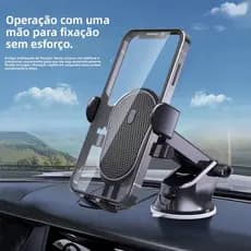 Suporte universal para celular e navegação, modelo novo, recomendado para uso em carros.