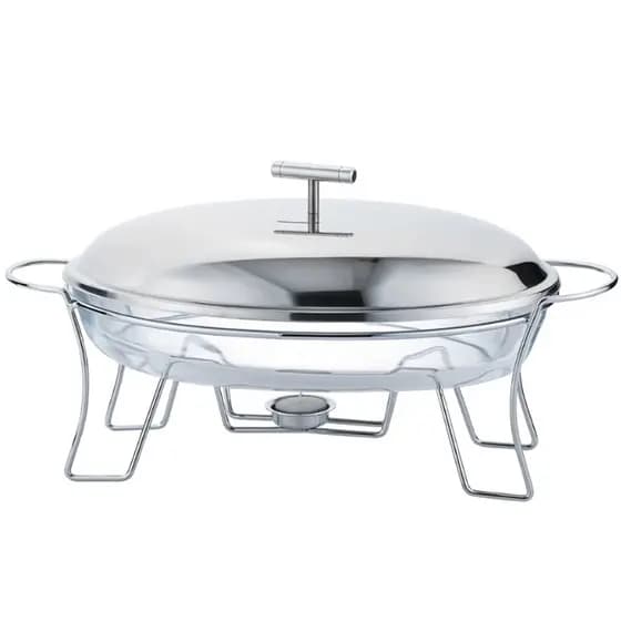 Rechaud Oval 3L Vd/Tampa Inox