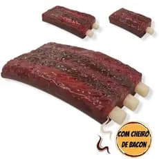 Mordedor para cachorro -costela com aroma de bacon - saboroso e divertido- Premium