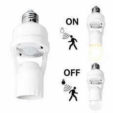Soquete Lâmpada E27 Sensor Movimento Automático