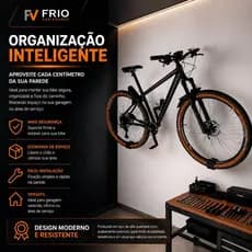 Suporte de parede fixo universal para bicicletas de montanha (MTB).
