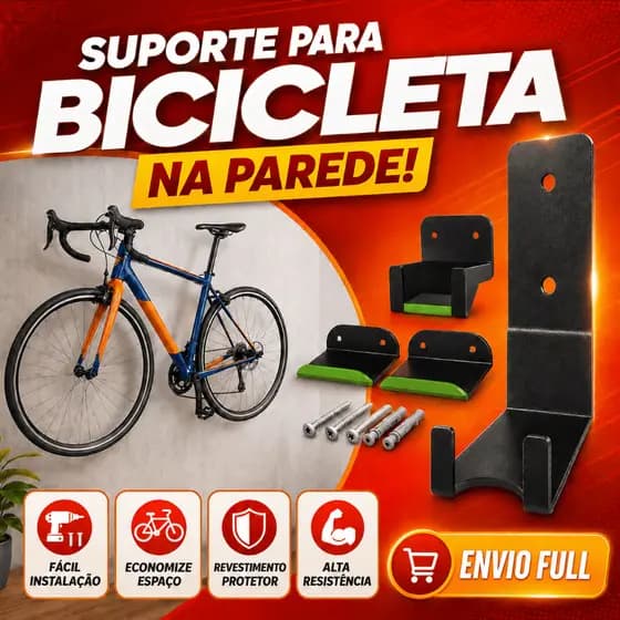 Suporte de Bike Bicicleta Fixo Parede Universal Speed MTB