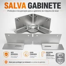 SALVA GABINETE – Nivelador para Máquina de Lavar | Protege o Gabinete