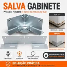 SALVA GABINETE Pé Para Máquina De Lavar Nivelador Anti Vibração