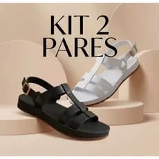 Kit 2 Pares Sandália Papete Feminina Plataforma | Chinelo Leve, Moderna e Super Confortável Verão 2026