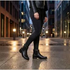 Galocha Feminina Bota Impermeável Cano Curto Antiderrapante Moda Chuva