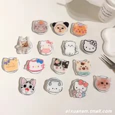 magsafe popsocket griptok magsafe Japão Japão Coreia INS Estilo Divertido Desenho Animado Coleção de Gato Fofo Menina Co