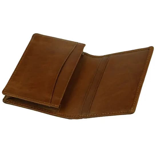carteira masculina carteira masculina com ziper Porta-cartões de visita masculino de couro genuíno com palma marrom esti