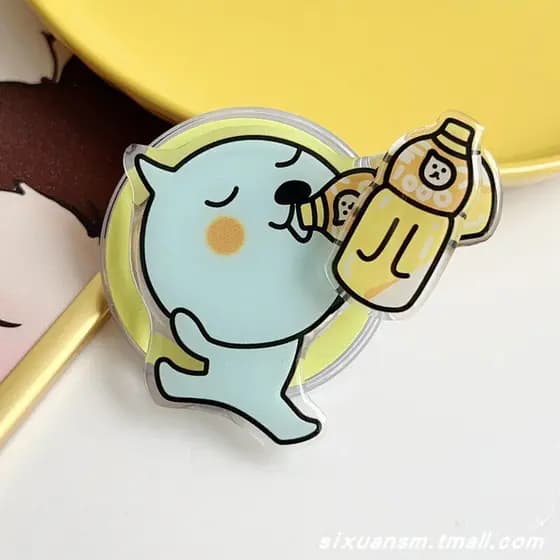 magsafe popsocket griptok magsafe Japonês coreano estilo INS desenho animado fofo legal Qoo suco de laranja bebida desco